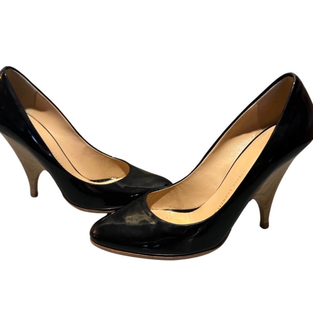 Black patent leather Giuseppe, Zanotti heels
